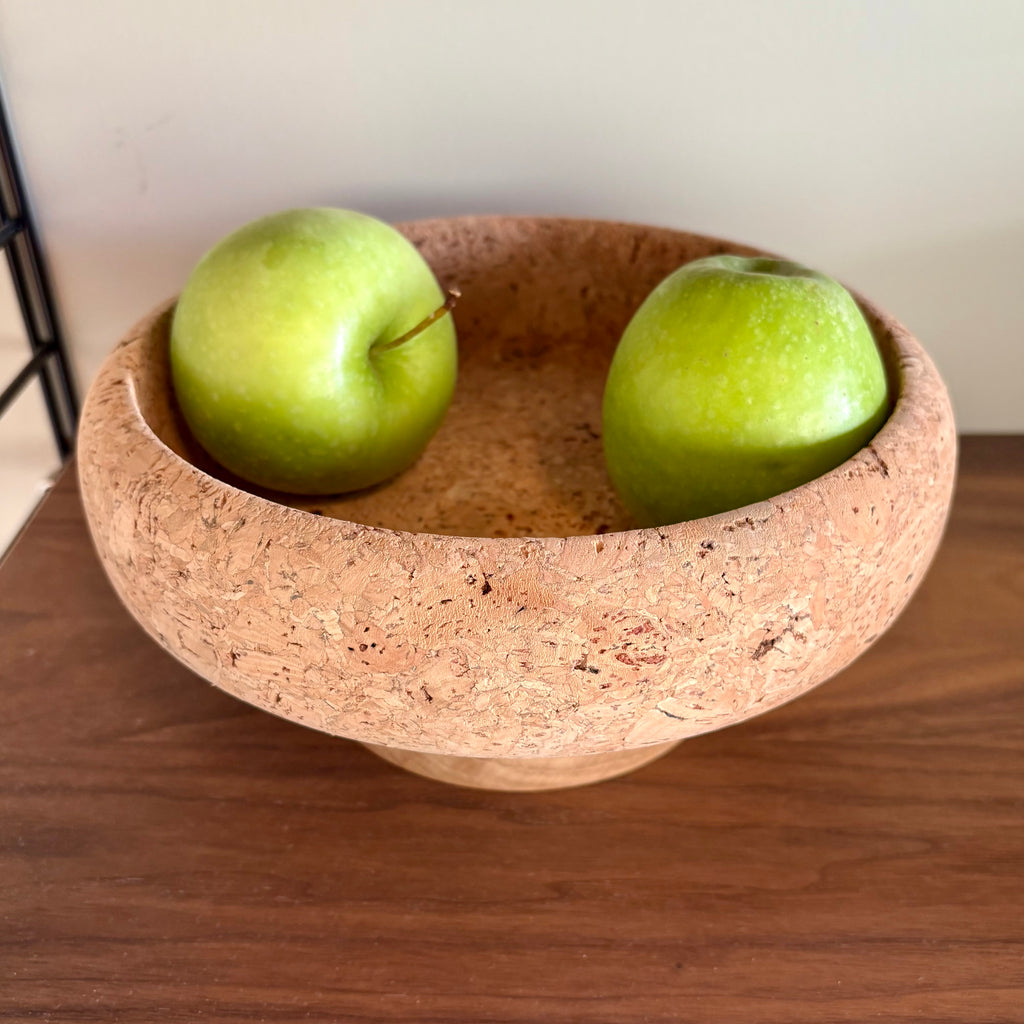 Korkbolle med stett av heltre