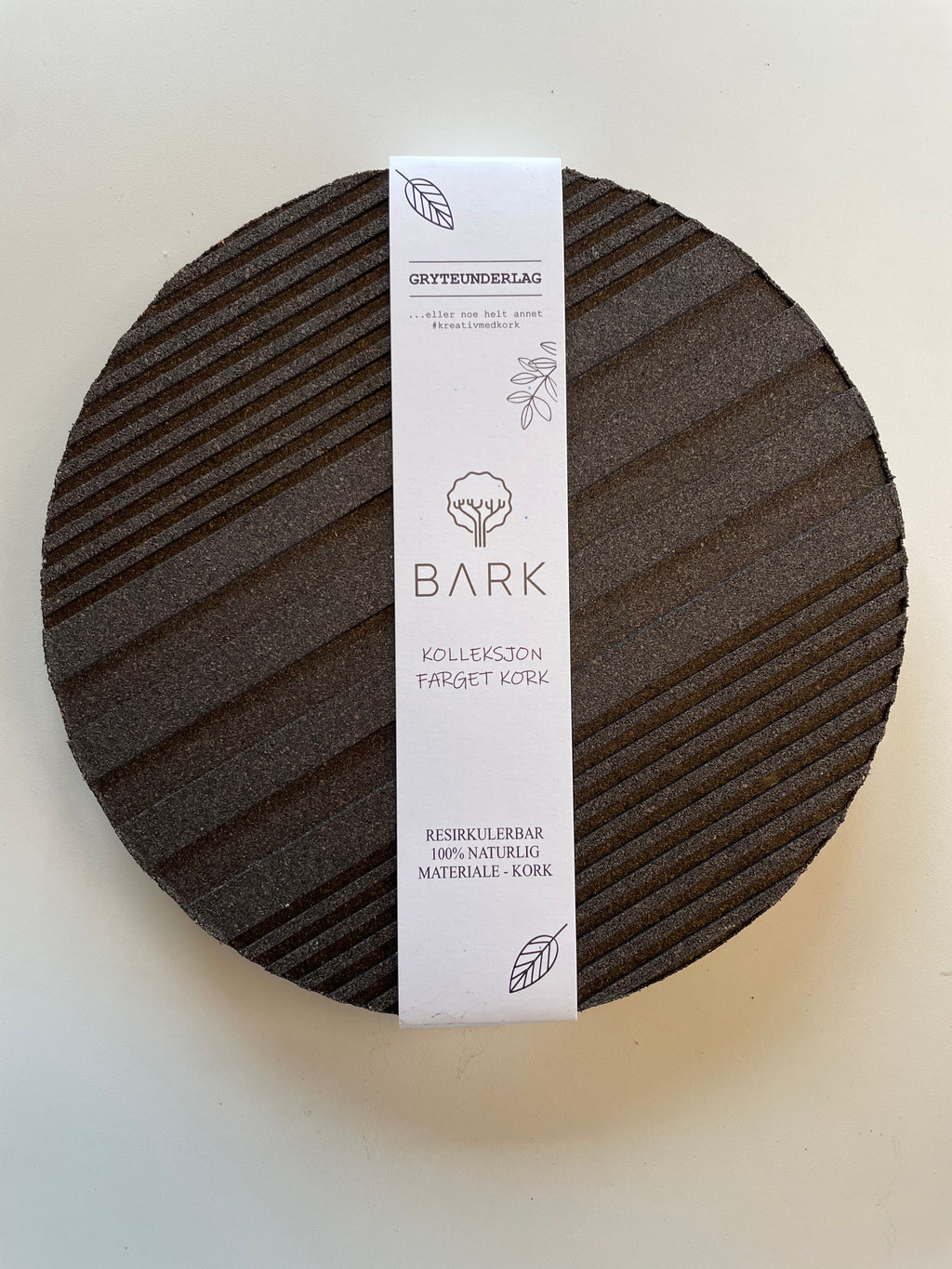Gryteunderlag/pyntebrikke med mønster 2-pack