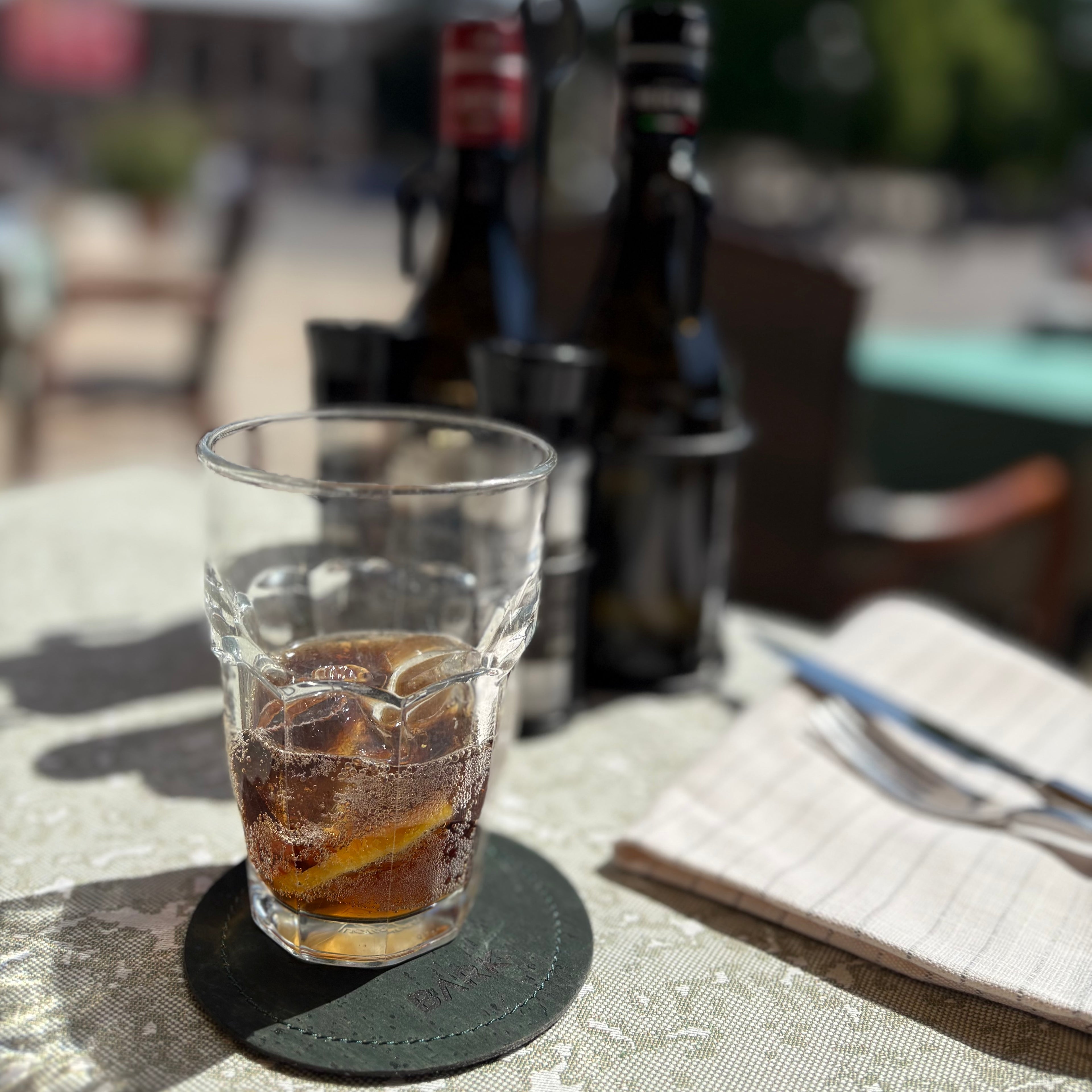 Tosidig glassunderlag 4-pack