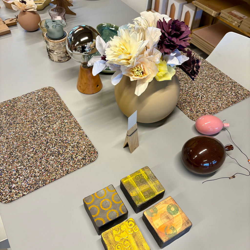 4-pack spisebrikker multi farget