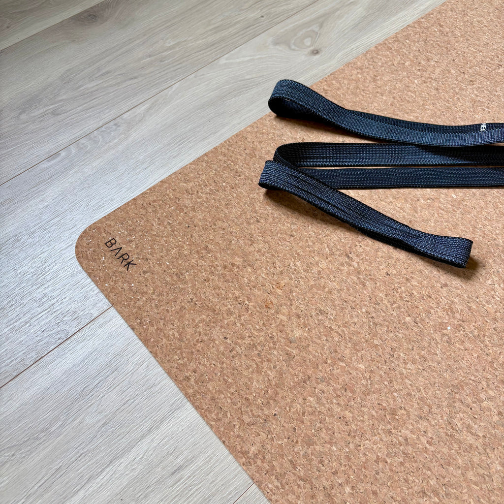 Gulvbeskytter av kork — yogamatte & barnestolmatte